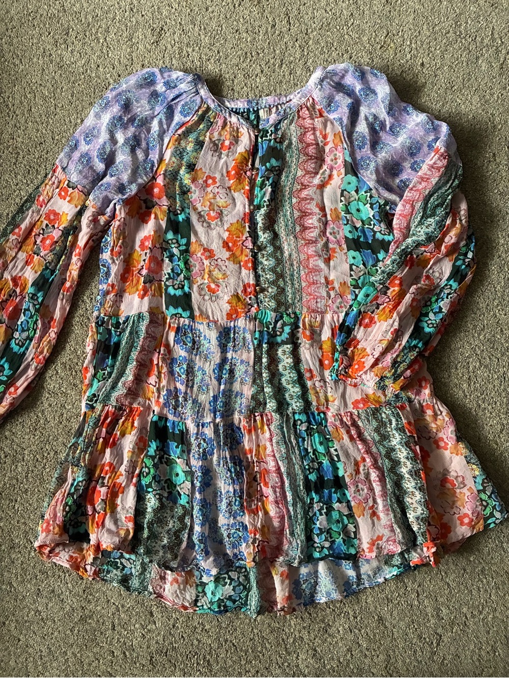 Anthropologie Sheer Babydoll Tunic (M)